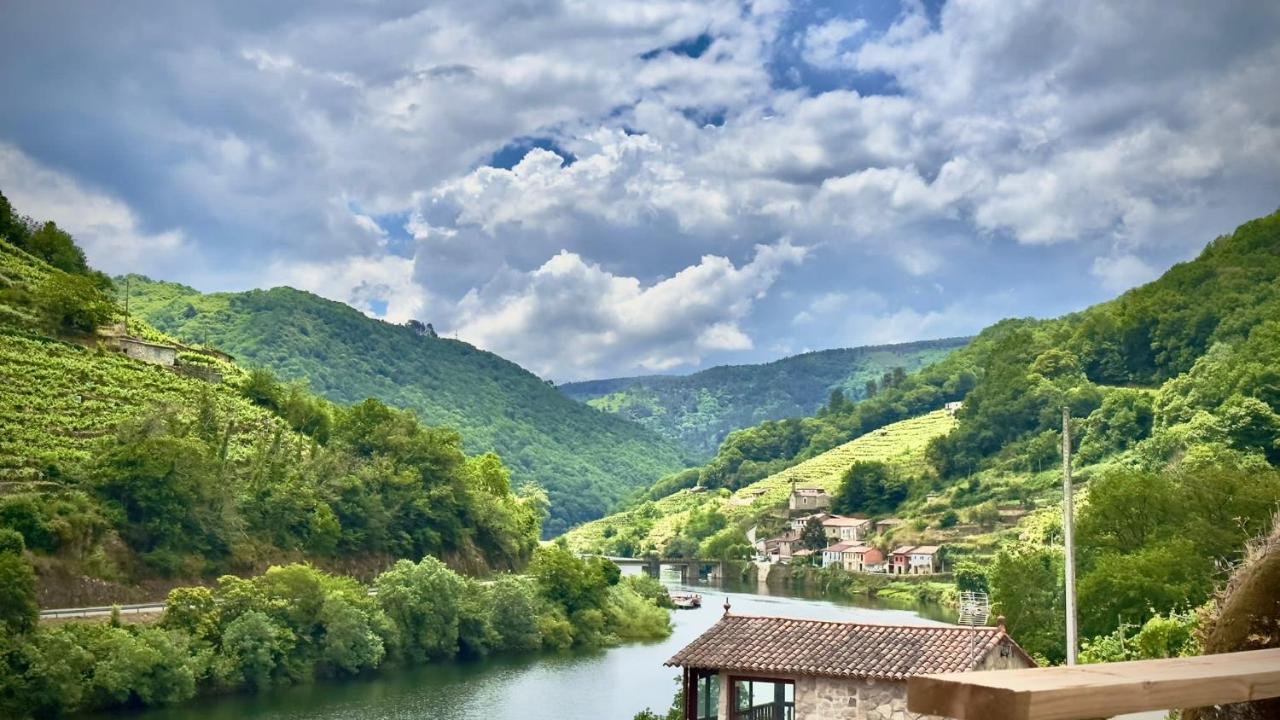 Villa El Balcon De La Penela Belesar Esterno foto